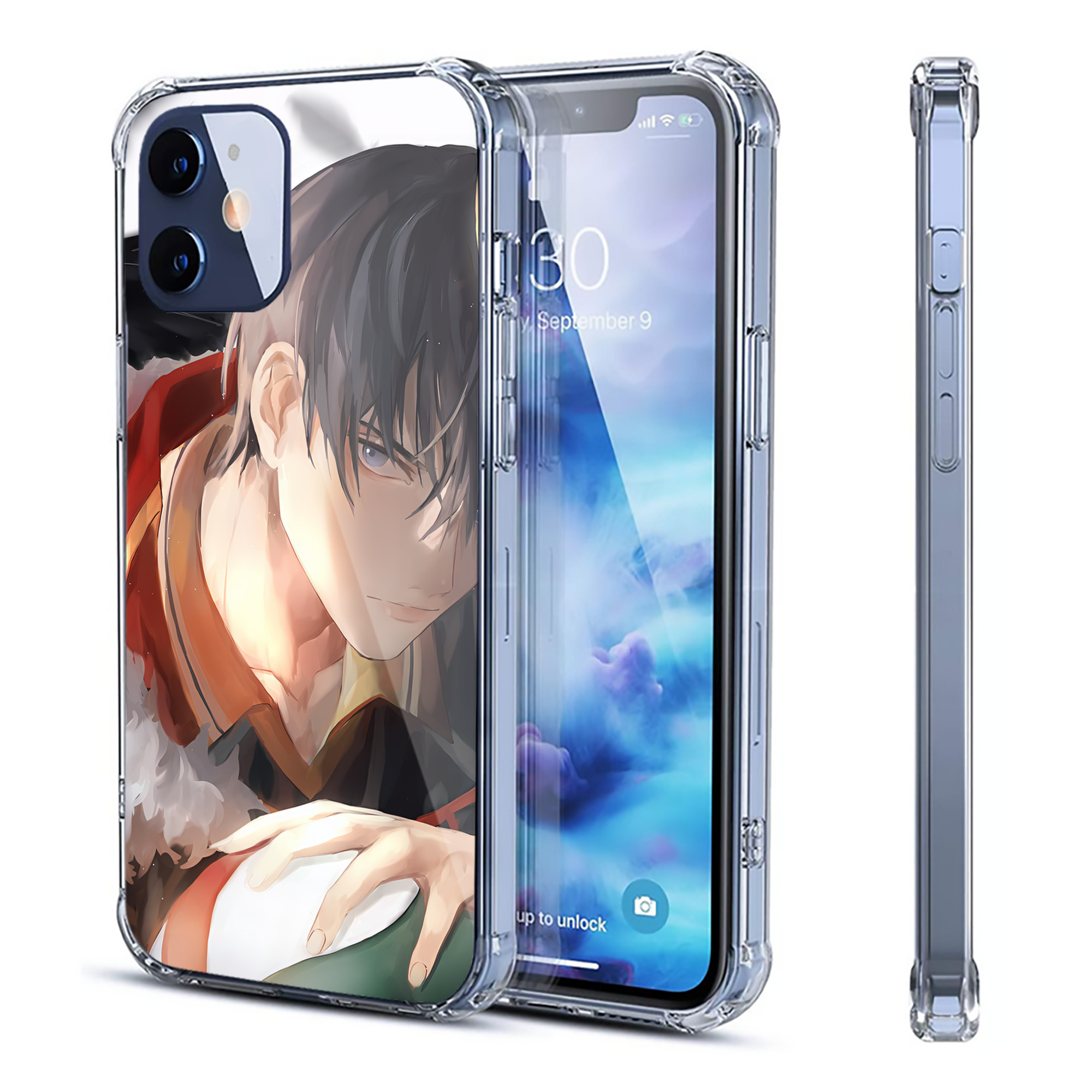 （画像用） ハイキュー!! Haikyu!! 【iPhone 12シリーズ対応】透明スマホケース（クリアソフトケース）